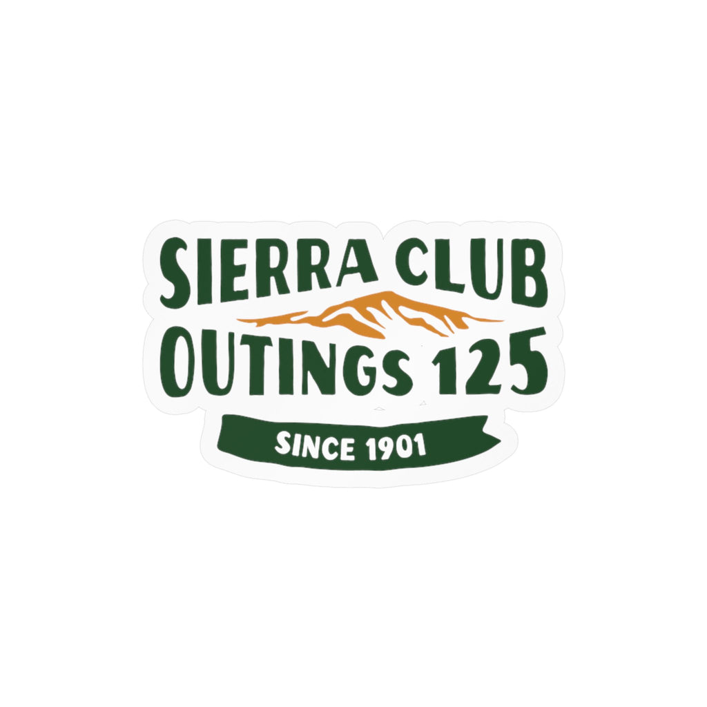Sierra Club Anniversary Vinyl Sticker