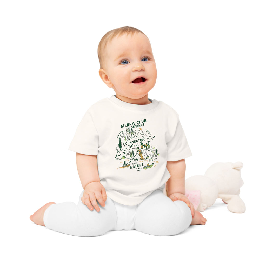 Sierra Club Outings Anniversary Eco Baby Tee