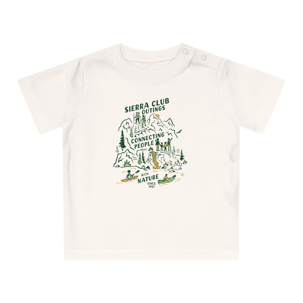 Sierra Club Outings Anniversary Eco Baby Tee
