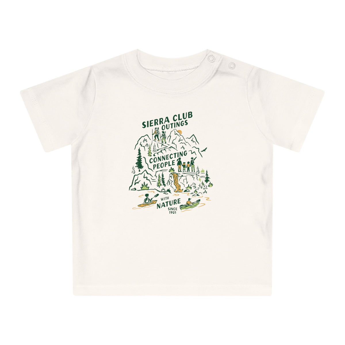 Sierra Club Outings Anniversary Eco Baby Tee